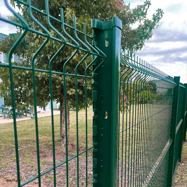 poteau-vert-clôture rigide europe clôture
