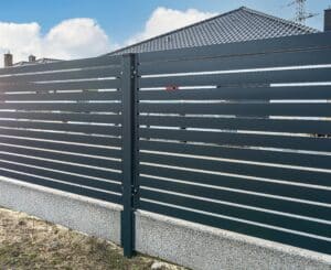 kit clôture rigide avec soubassement