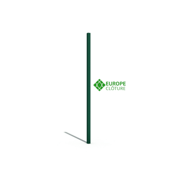 Poteau carré vert à sceller Europe Clôture