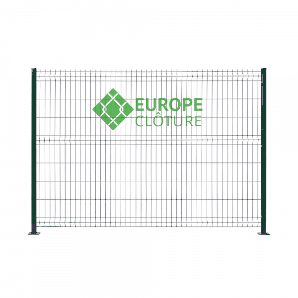 Grillage Clôture rigide 173 cm vert à platine Europe Clôture