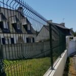 grillage rigide sur muret