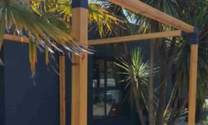 Pergola 3*3m - aluminium ou bois - Bois et acier