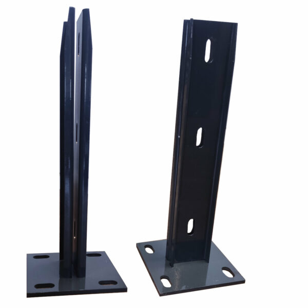 platine pour poteau aluminium easyfix