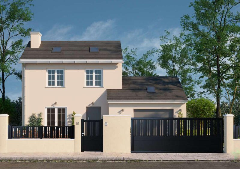 portail aluminium a barreaux